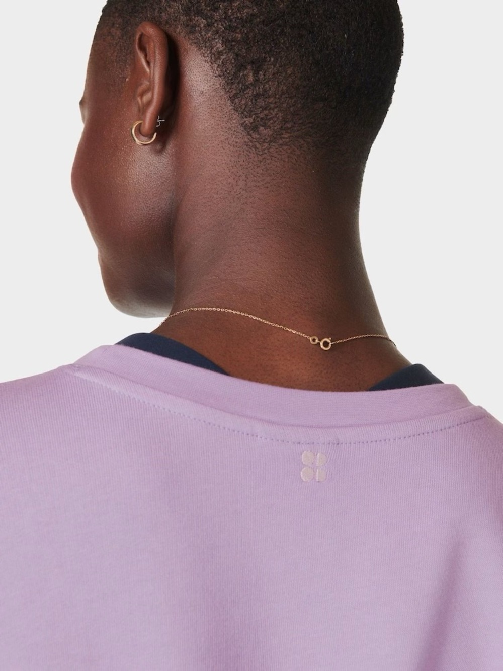NEW Sweaty Betty After Class Split Sweatshirt, Organic Cotton Longline Crewneck - Picture 5 of 15